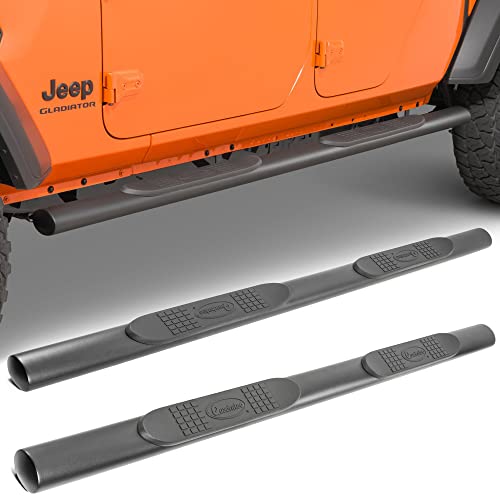 Quadratec QR4 estribos ovalados 4" para Jeep Gladiator 2018-2022 miniatura 2
