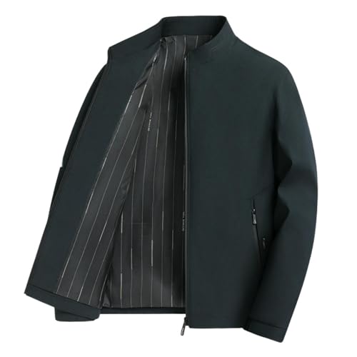 Veste décontractée à col montant homme contre le vent frais de mi-saison