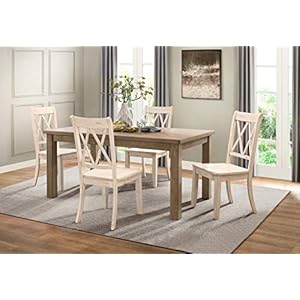 Homelegance Janina 66" x 38" Dining Table, Natural Homelegance Janina 66 x 38 Dining Table Natural