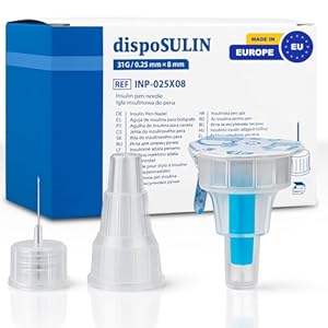 D.Vara Sterile Einweg-Nadeln 31G, 100 Stück