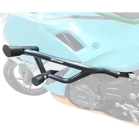 Xitomer Crash Cage Engine Guard Compatible with Ninja 500 Z500 2024-2025 Ninja 400 2018-2025 Z400 2019-2024 Crash Bar Race Rail Motorcycle Stunt Cage Highway Bar Cover