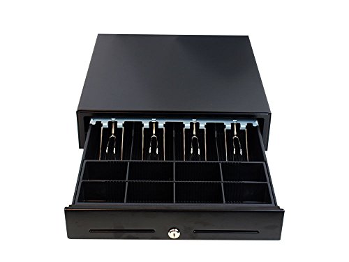 Angel POS Heavy Duty 16" Point of Sale Cash Drawer Register with Under Counter Mounting Metal Bracket 24V RJ11/12 Compatible with EPSON STAR CITIZEN - Thumbnail 3