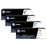  Hp 415x Toner-schwarz, cyan, magenta, gelb 4er set. HP LaserJet Pro M454, M479