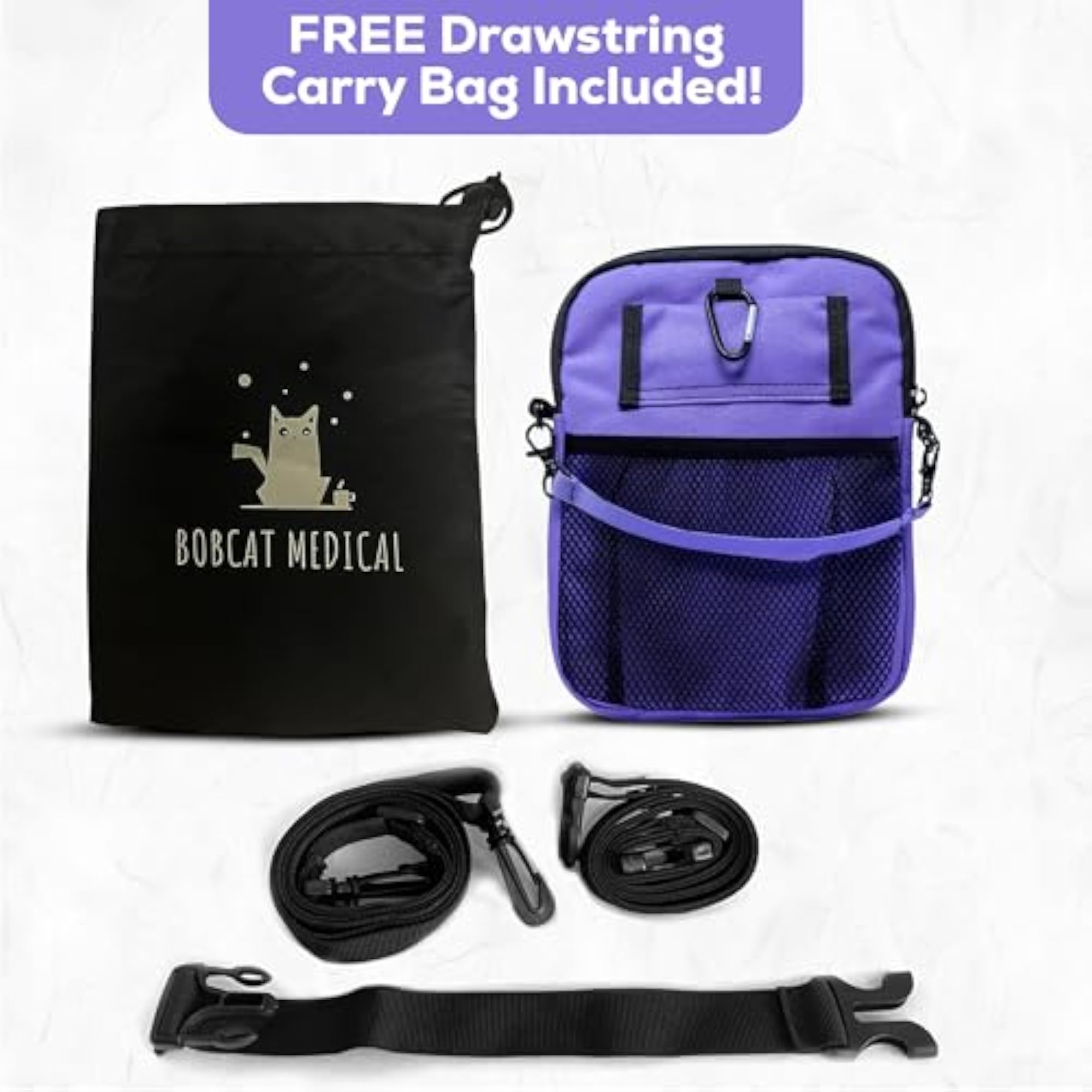 Waist Pack/Shoulder Pack in Purple