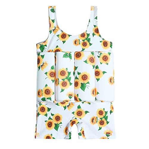 Image of Kids Float Swimsuit Buoyancy Sticks for Baby Boys Girls One Piece Floating Swim Vest Training Aid Swimwear