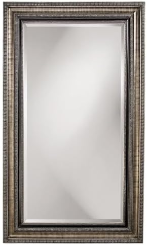 Howard Elliott Collection Texan Leaner Full Length Mirror, Oversized Wood Frame Floor or Wall Mirror, Traditional Standing or Leaning Vanity for Living Room, Bedroom & Home Decor Display, 87 x 51 Inch