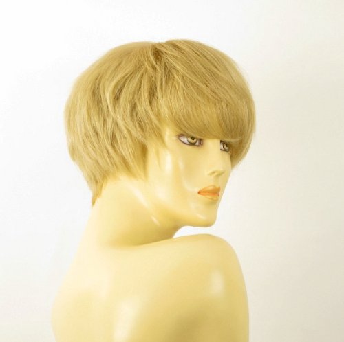 short wig for women 100% natural hair light blond ref WENDY 22