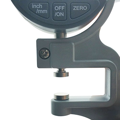 BAOSHISHAN Digital Thickness Gauge 0.00005-0.4 inch | 0.001-10mm Electronic Micrometer Thickness Meter for Paper Film Fabric Tape