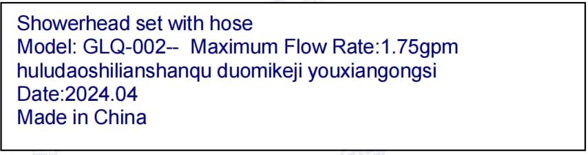 Miniatura 8 de Cabezal de ducha con vitamina C de mano, suavizante de agua dura, cabezal de ducha de alta presión con filtro, cabezal de ducha de mano con manguera