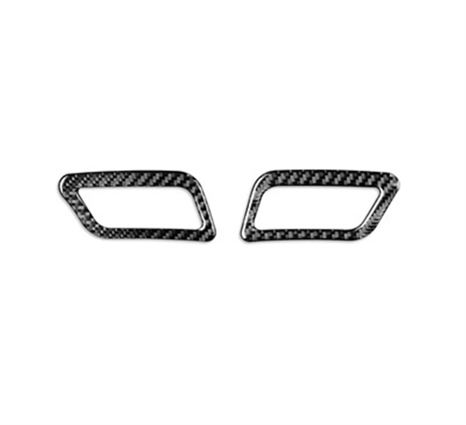 Carbon Fiber Car Interior Instrument Air Outlet Decoration Sticker for Nissan for X-Trail 2013-2021 Anti-dust(Black)