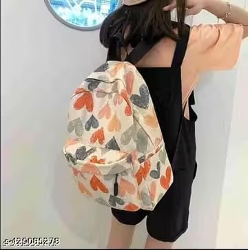 Image of Willton -Stylish Girls Backpack for School, College & Travel | Lightweight Casual Daypack with Spacious Compartments & Durable Design Trendy Travel Backpack for Teens