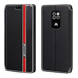 【Cierre Magnético con Estilo】El cierre magnético integrado combina perfectamente con el diseño bicolor mientras mantiene el teléfono y los objetos seguros.