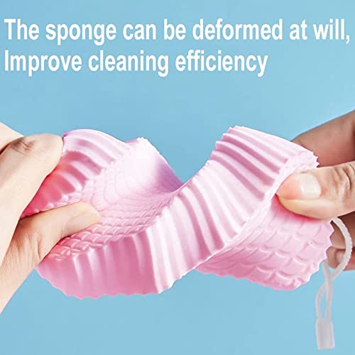 Esponja de baño y ducha exfoliante 3D para un spa relajante en casa 3