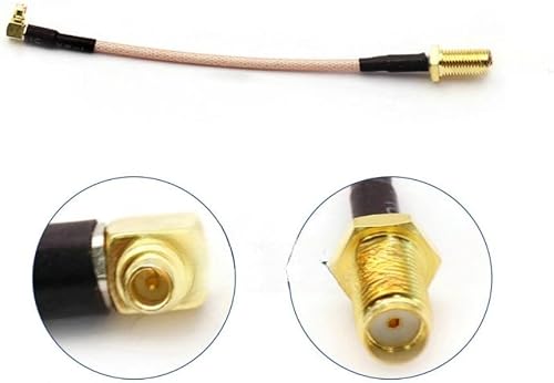V TELESKY 2PCS Cable BNC to SMA Male to Female RG316 Extension Line N/SMA to MMC