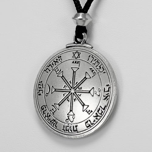 Pentacle of the Sun Talisman Key of Solomon Greater Health Amulet Necklace4