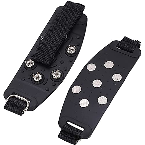 SYZXH Pases de tracción, Resistente al frío 1 par de Zapatos de Hielo portátil Publicaciones 7 Dientes Cover