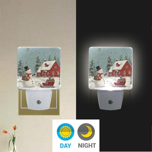 Lámpara de Noche LED Aslsiy Sensor Crepúsculo 2 Pzas miniatura 5