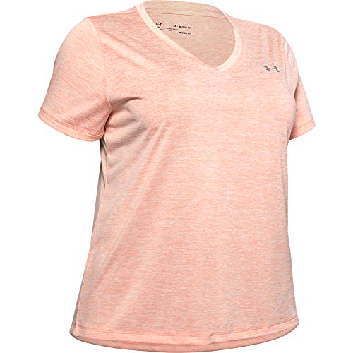 Image of Under Armour Plus Size Tech Solid Short Sleeve V-Neck