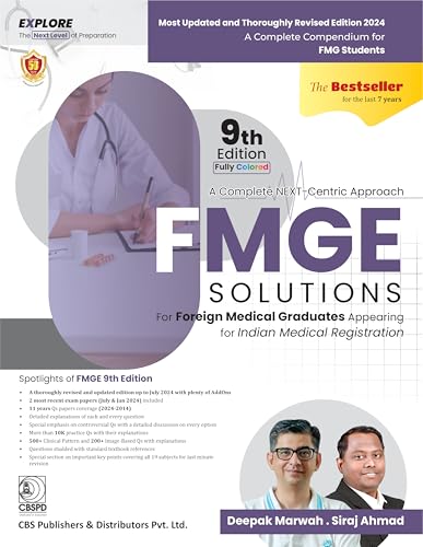 Image of A Complete Next Centric Approach Fmge Solutions For Foreign Medical Graduates Appearing For Indian Medical Registration 9Ed (Pb 2025)