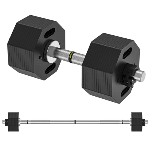 Dripex Kurzhantel Langhantel 36kg Einzeln oder Ein Paar, Verstellbare Hantel mit Stangen, Kurzhantelstange und Gewichten 1x Curlstange, 1X Kurzhantelstange, Set 28kg oder 36kg (Schwarz 1 x 36KG) Dripex Kurzhantel Langhantel 36kg Einzeln oder Ein Paar, Verstellbare Hantel mit Stangen, Kurzhantelstange und Gewichten 1x Curlstange, 1X Kurzhantelstange, Set 28kg oder 36kg (Schwarz 1 x 36KG)