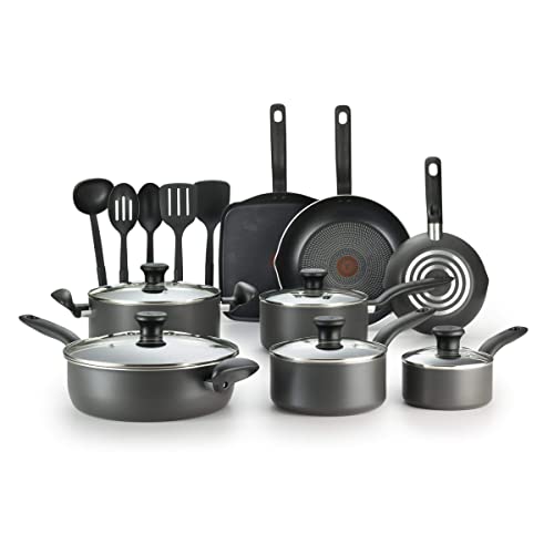 Tfal Initiatives Nonstick Cookware Set 18 Piece Pots and Pans