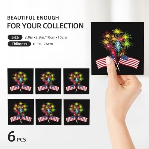 Dessous de verre céramique de qualité supérieure avec support en métal - 3
