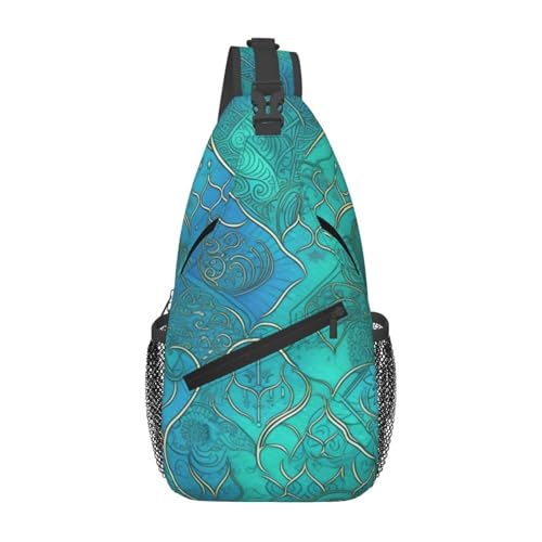 Bolso cruzado para hombre mochila bandolera negra miniatura 1