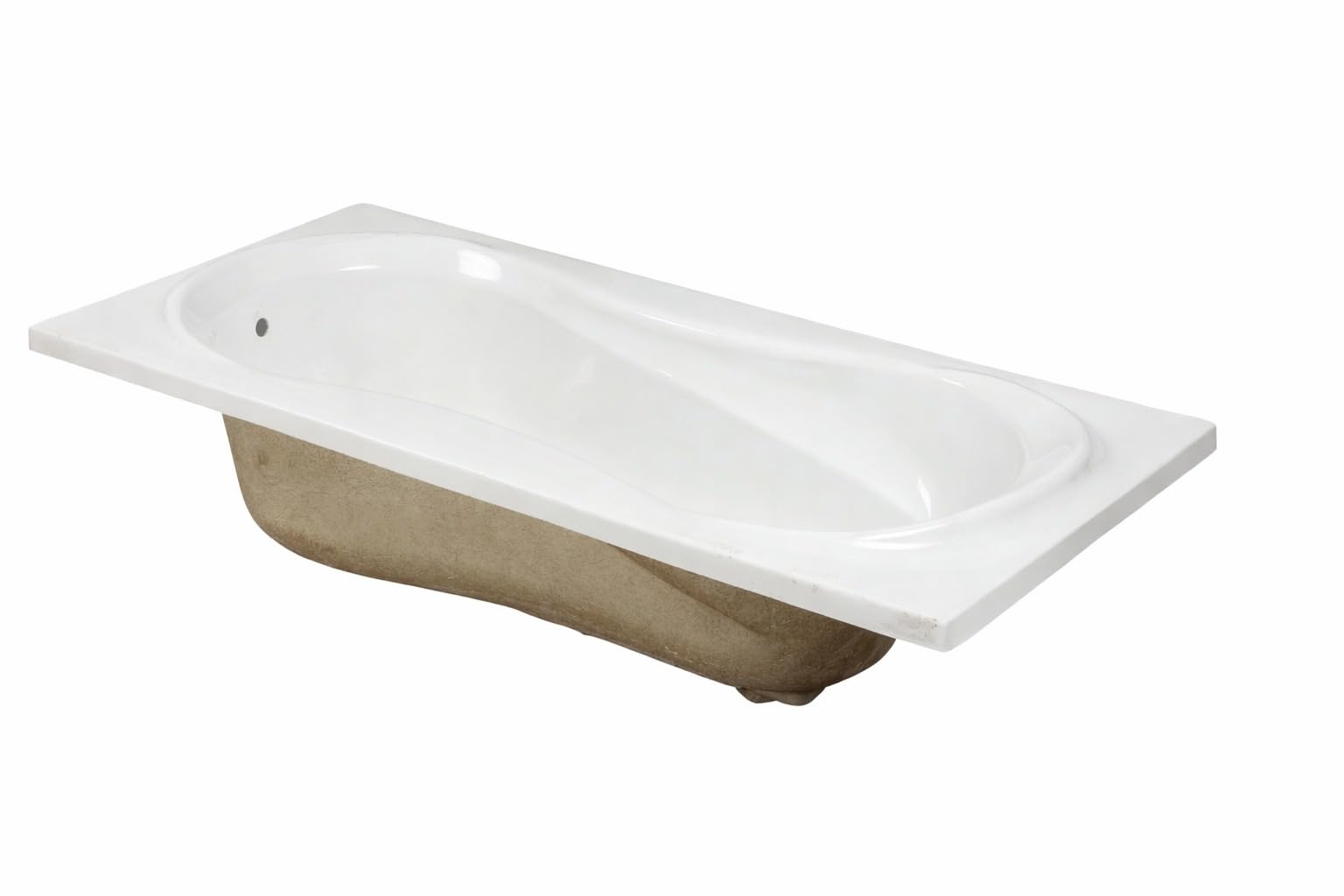 Hindware Trendy Plus Bathtub for Bathroom | ABS Body | Floor Mount | White | Size: 5.51 x 2.51 x 1.56 ft (LxWxH) | 1 Year Warranty | Fixing Kit & Accessories Not Included-image-20