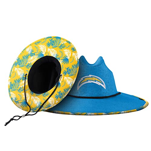 Image of FOCO Los Angeles Chargers NFL Team Color Straw Hat