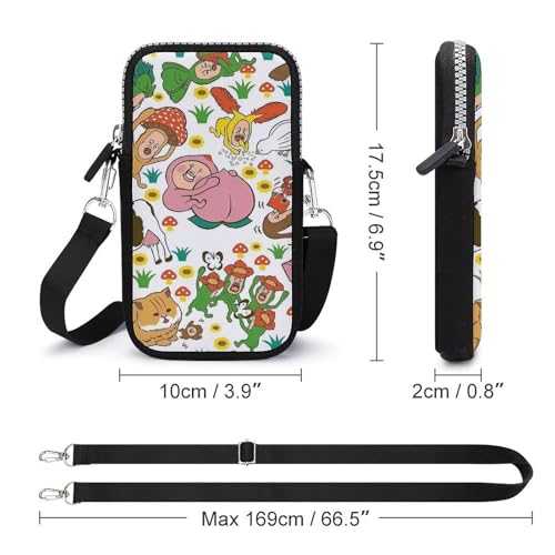 ZHZEQIFEI] スマホポーチ こびとづかん お財布ポシェット 携帯ポーチ