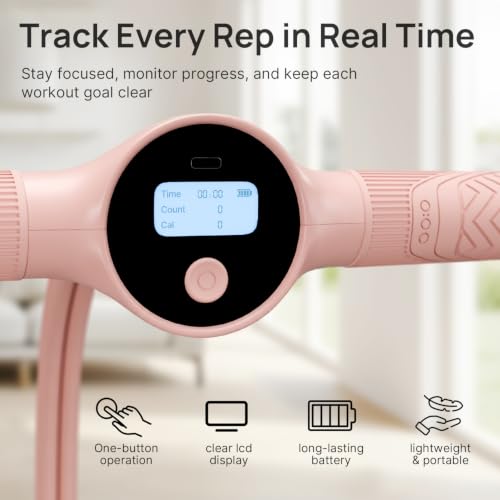 Image of YOTTOY Pedal Resistance Bands with Handles, Natural Rubber Exercise Bands