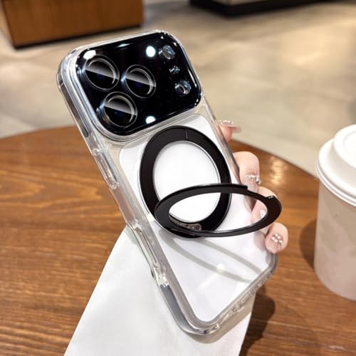 Coque magnétique iPhone 16 transparente pour vidéo et voyage