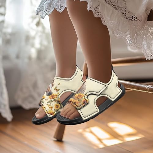 Boys Horse Summer Kids Open Toe Sport Outdoor Athletic Sandals Quick Dry Water Pool Shoes Adjustable4