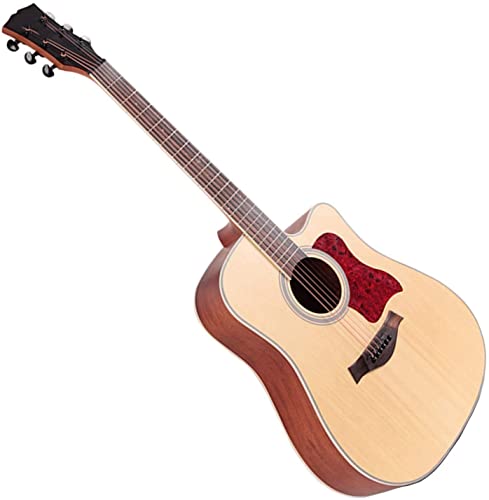 Full Size Guitar Guitar 6 String Silky Feel Sound Crisp C Shaped Neck Missing Corner Right Hand Adult Beginner Folk… - Les Beatles, Paul McCartney, John Lennon, RIngo Starr, George Harrison Full Size Guitar Guitar 6 String Silky Feel Sound Crisp C Shaped Neck Missing Corner Right Hand Adult Beginner Folk…