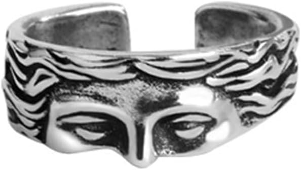 Vintage Venus Half Face Ring For Women Men Adjustable Personalized Open Wrap Knuckle Finger Band Rings Thumb Fashion Unique Jewelry Gift