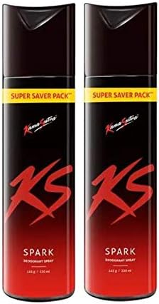 Kamasutra Kama Sutra Spark Deodorants for Men -260ml Each (Pack of 2)