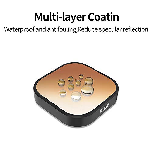 Image of TELESIN Polarizing Filter for GoPro Hero 9 Black, CPL Circular Polarizer Filter Lens Protector for Go Pro 9 Accessories