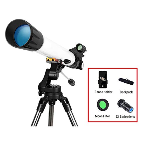 Telescopio Astronómico YXCKG Refractor 70mm Zoom 105x-210x miniatura 2