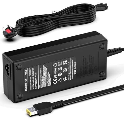 shefor 135W USB Charger Compatible With Lenovo IdeaPad Y40 Y50 Y70 Y40-70 Y50-70 Y520 Y530 Y70-70 Y700 Y700-15ISK Y7000P ThinkPad T440P T450P T460P T470P W540 W541 ADL135NLC3A