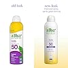 Alba Botanica Kids Sunscreen Spray for Face and Body, Tropical Fruit, Broad Spectrum SPF 50, Water Resistant, 5 fl. oz. Bottle
