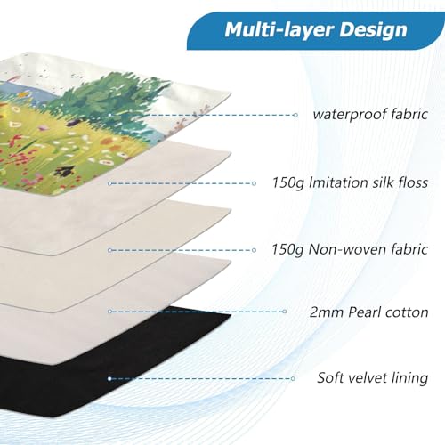 Funda para portátil 13-14 pulgadas impermeable con diseño de mariposas miniatura 4