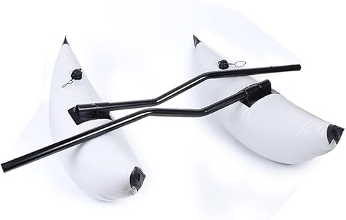 Miniatura 8 de Flotador inflable de PVC para kayak con brazos de compañera, caña de kayak, barco, pesca, flotador, estabilizador, kit de sistema de flotación de