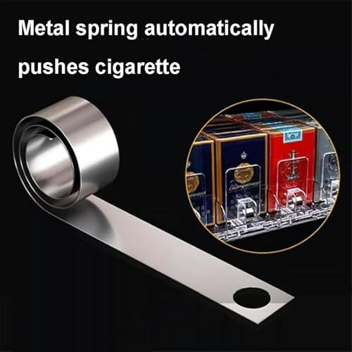 Wall-Mounted Automatic Cigarette Pusher Tray - Retail Display Holder for Countertop or Store Showcases - Ideal for Cigarette Dealers in Malls and Shops