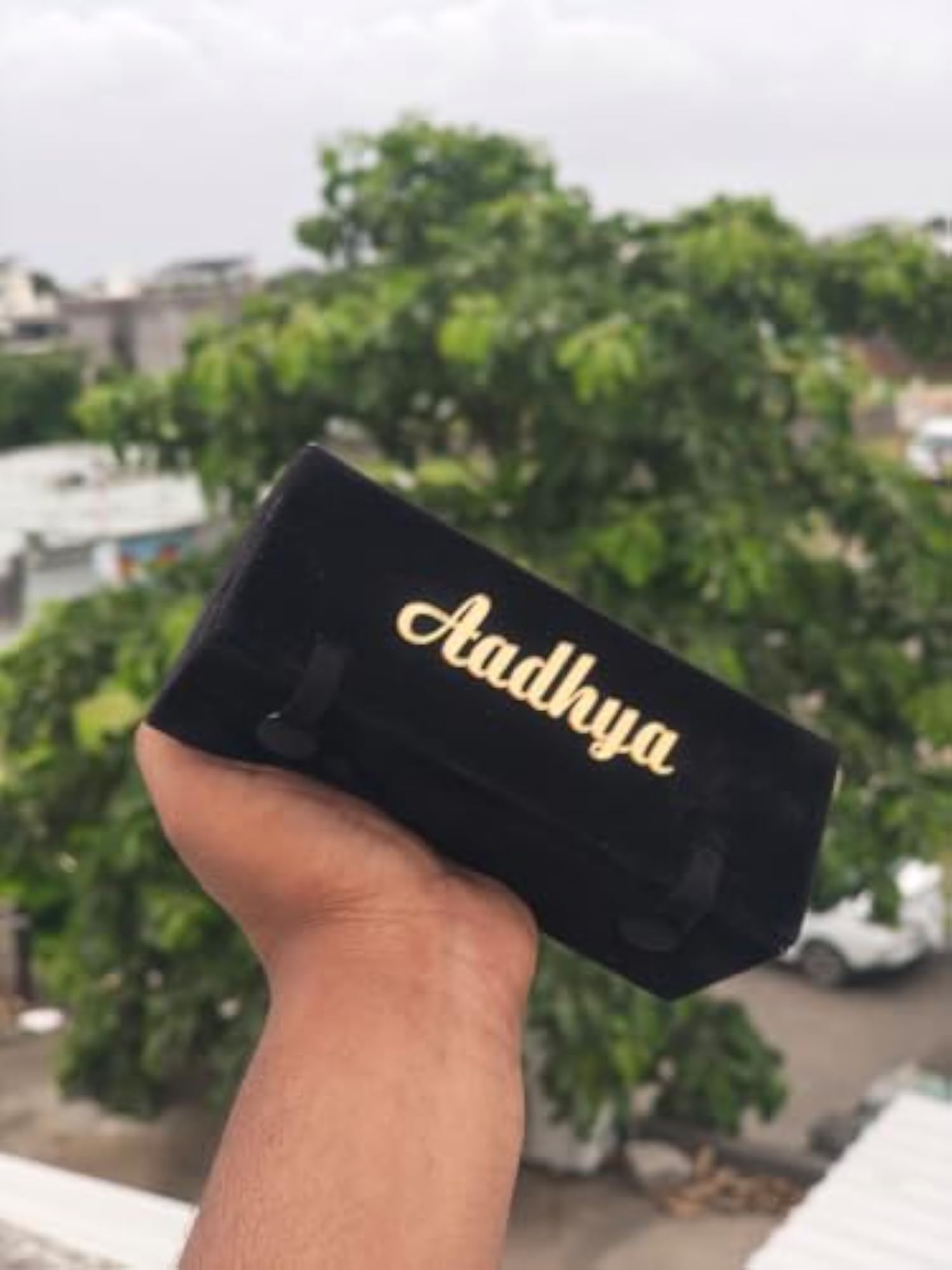 Customized Name Jhumka Organiser Box for Women