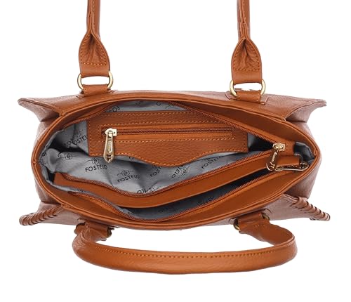 Image of Fostelo Women's Buenos Satchel Tote Handbag for Women | Ladies Purse | Stylish Shoulder Bag | Gift For Women
