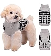 Nobleza - Hundepullover Kleine Hunde, Winter Klassischer Rollkragen Hundepullover Welpenkleidung,...