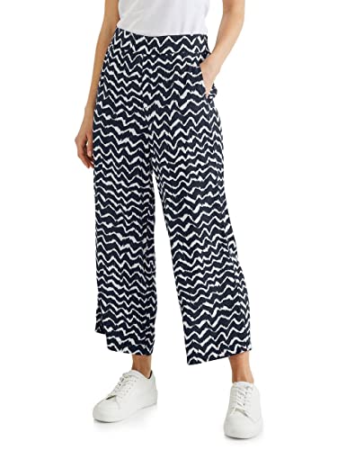 Street One Damen A376414 7/8 Culotte, deep Blue, 36/26