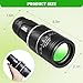 HDAJY Monocular Telescope, Upgrade 40 x 60 Portable Telescope, Monoculars for Adults High Powered, Suit Stargazing, Hunting, Bird Watching, Hiking Travel, Camping, Black
