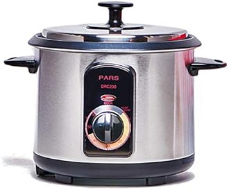 Pars Automatic Persian Rice Cooker - Tahdig Rice Maker Perfect Rice Crust, 7 Cup