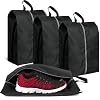 Shoe Bags for Travel, Set of 4 Pack Shoe Travel Bags for Packing Large | Large Waterproof Portable Travel Shoe Bag with Zipper Travel Essentials Women for and Men